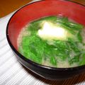 marukopapa's cooksnap of when they made まろやか♡ほうれん草の味噌汁バター風味.