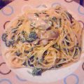 なまたまごかけ御飯's cooksnap of when they made ☆牡蛎とほうれん草のクリームソースパスタ.