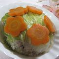 miyuki12's cooksnap of when they made おかずｹｰｷ!?白菜と豚のﾐﾙﾌｨｰﾕ.