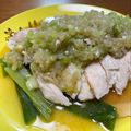 キッチン106's cooksnap of when they made 神戸満園の再現！蒸し鶏のネギソース♪.