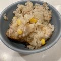 105♡'s cooksnap of when they made 豚ミンチ・コーンの中華風炊き込みご飯♪.