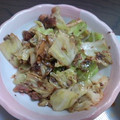 YUMIKOMUGI's cooksnap of when they made きゃべつとイワシ缶の炒め物.