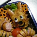 元クマ's cooksnap of when they made バタコさん＆チーズ弁当(キャラ弁）.