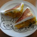 未来の栄養士's cooksnap of when they made 南瓜とチーズのはんぺんサンド✿わさび味.