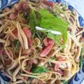 かずころね's cooksnap of when they made 水菜としめじの和風スパゲティ。.