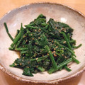 よ～こママ's cooksnap of when they made ほうれん草の胡麻和え　母の味.