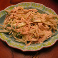 toynagi's cooksnap of when they made ハムときゅうりのオイスターソースマヨ和え.