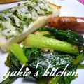 yukiはぴ's cooksnap of when they made 簡単・早い♬＊小松菜のガーリック炒め＊.