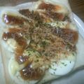 ゆみらんたん's cooksnap of when they made お好み焼きトースト.