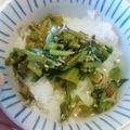 やじこ豆's cooksnap of when they made かぶの葉とシラスのふりかけ.