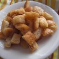ｔｉｒａ's cooksnap of when they made パクパクおやつ♪クルトンスナック.
