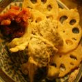 エルズママ's cooksnap of when they made ゴーヤの天ぷら：野菜味噌添え.