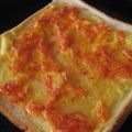 nyamonyamo's cooksnap of when they made 簡単朝ごはん☆海老パントースト♪.
