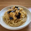 みるく茶's cooksnap of when they made のり玉スパゲティ.