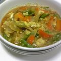 とら＆とららのママ's cooksnap of when they made さやえんどうの卵とじ.