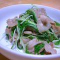 ママdeko's cooksnap of when they made 豚肉と水菜のにんにく醤油炒め.