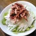 澤岡誼's cooksnap of when they made ヘルシーサラダ☆大根と山芋の梅ささみ乗せ.