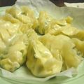 sunka's cooksnap of when they made 卵とニラの蒸し餃子♪.