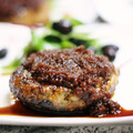 ゆず柚子's cooksnap of when they made 和風ハンバーグとトマト醤油のソース.