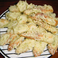 kikurage's cooksnap of when they made ちくわの磯辺揚げ.