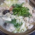 うに１１８'s cooksnap of when they made ヘルシー！牡蠣の中華風塩鍋！.