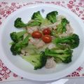 海ぽん２４３０'s cooksnap of when they made 豚肉とレタス&ブロッコリーの炒め物.