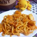 emitan52's cooksnap of when they made 韓国風焼きうどん.