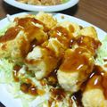 実菜都's cooksnap of when they made ヘルシー♡鶏肉と豆腐の団子の甘酢餡.