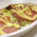papikun's cooksnap of when they made チャーシューのマヨキャベツ.