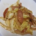 きらり流れ星's cooksnap of when they made 白菜の外葉の炒め物.