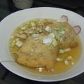 まみゃあ's cooksnap of when they made 鶏挽肉と玉葱の味噌酒生姜味の薄揚げ包み煮.