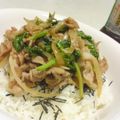 papikun's cooksnap of when they made ドレッシングde柔らか豚丼.