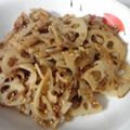 ｺｱﾗ's cooksnap of when they made レンコンと鰹節のきんぴら.