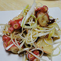 chocotama's cooksnap of when they made ✿タコとネギのおつまみ✿.