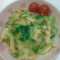 msaimama's cooksnap of when they made 水菜とささみの簡単サラダ☆.