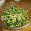 サオリ's cooksnap of when they made 大豆もやしと水菜のナムル♪.