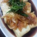 TTkichen's cooksnap of when they made 甘辛豆腐ステーキ♪.