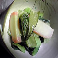らみねす's cooksnap of when they made ☆チンゲンサイとかまぼこのマヨ炒め☆.