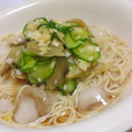 papikun's cooksnap of when they made 冷しそうめんザーサイ＆きゅうり乗せ.