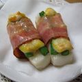 まじゅじゅ's cooksnap of when they made ベーコンでくるくるピザもち.