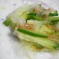 かごちゃー's cooksnap of when they made さっぱり☆おろしのナメタケ胡瓜.