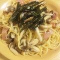 りん☆たん's cooksnap of when they made ファミレスっぽい和風きのこパスタ.