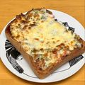 Etsu☆ko's cooksnap of when they made お好み焼きdeトースト～♪.