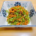 ルパンのかあさん☆彡's cooksnap of when they made お弁当にも♪ピーマンと人参の簡単きんぴら.