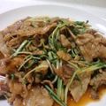 MRSRA's cooksnap of when they made 水菜と豚肉のカラシ和え.