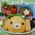 レアレアチーズ's cooksnap of when they made キャラ弁＊オムライスでシュガーバニーズ＊.