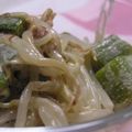 モコＸドリ's cooksnap of when they made :：もやしとオクラのネバマヨ醤油：:.