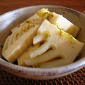 cafe0305's cooksnap of when they made さっぱり☆筍の柚子胡椒和え.