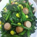 あーやっぺ's cooksnap of when they made ほうれん草のバターコーン炒め.