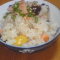 うーさんまーさん's cooksnap of when they made 塩鮭で炊き込みご飯.